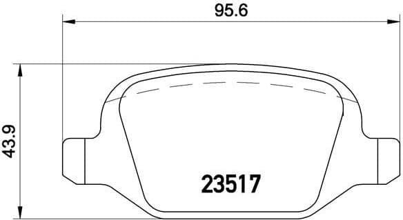Brake Pad Set, disc brake PRIME LINE P23065
