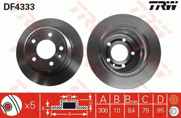 Brake Disc DF4333