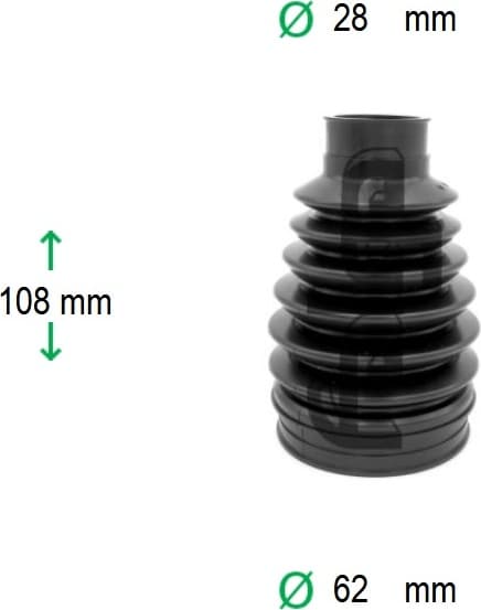 CV Joint Boot kit with clamps and grease