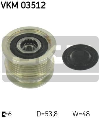 Alternator Freewheel Clutch VKM 03512