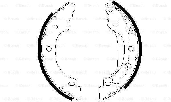 Brake Shoe Set 0986487570