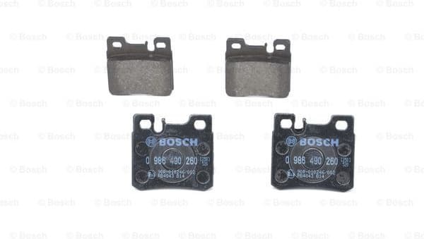 Brake Pad Set, disc brake 0986490260