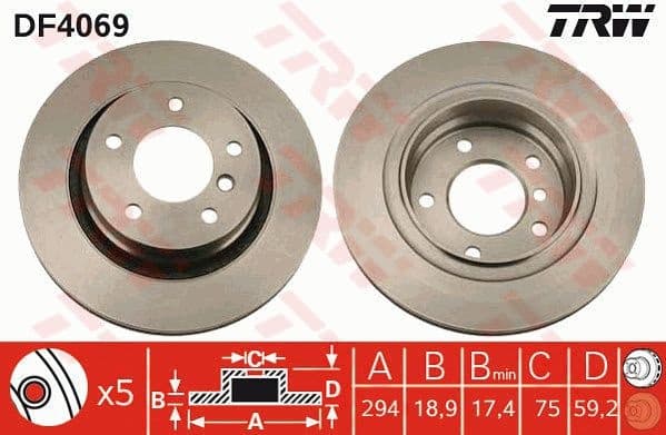 Brake Disc DF4069