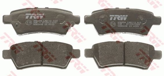 Brake Pad Set, disc brake COTEC GDB3405 - image 2