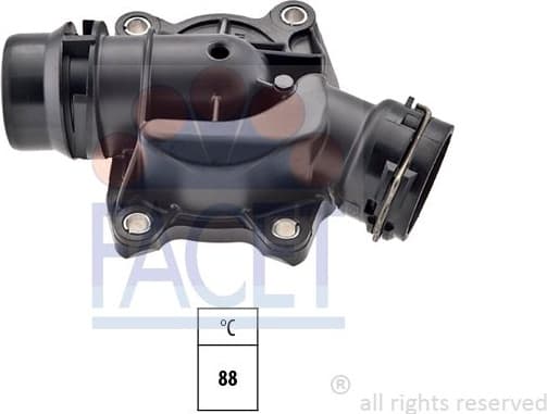 Thermostat, coolant Made in Italy - OE Equivalent 7.8429 - image 2