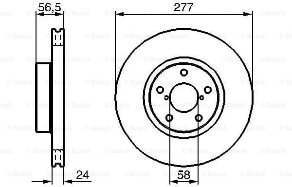 Brake Disc 0986479147 - image 5