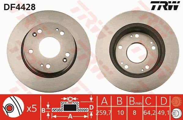 Brake Disc DF4428