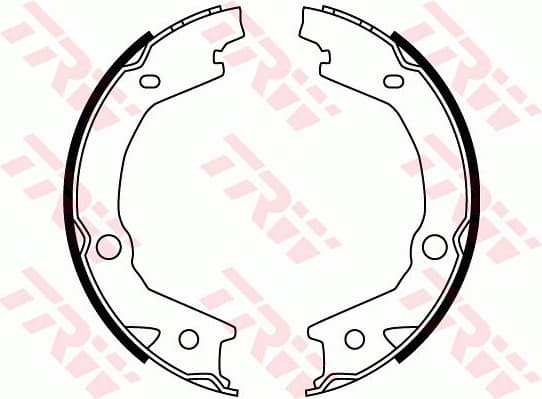 Brake shoes handbrake, Top Quality GS8747 - image 2