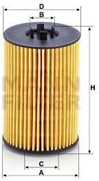 Filter oil HU7020Z