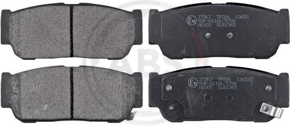Brake Pad Set, disc brake 37567