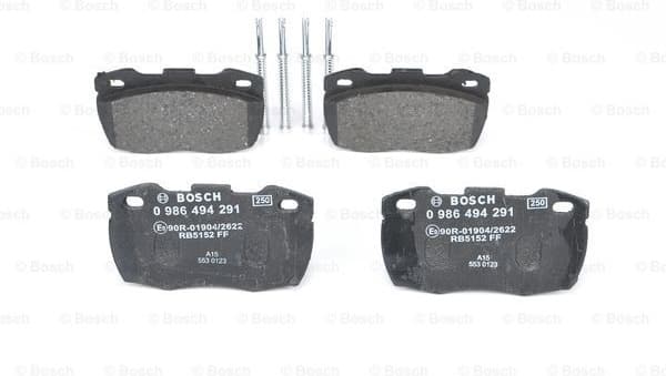 Brake Pad Set, disc brake 0986494291 - image 4