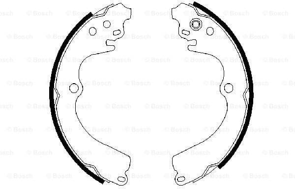 Brake Shoe Set 0986487463