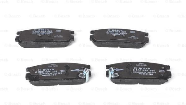 Brake Pad Set, disc brake 0986494251 - image 6