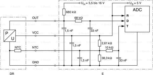 Sensor, boost pressure 0281002573 - image 9