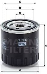 Oil Filter W8013