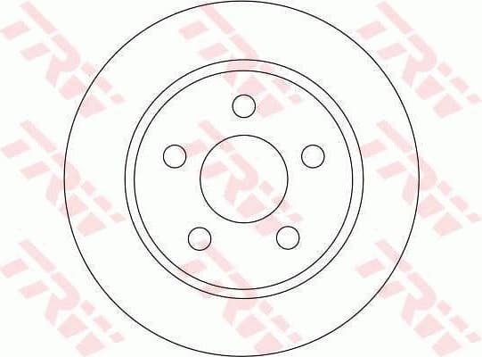 Brake discs kit rear, (2pcs), Top Quality DF4372 - image 3