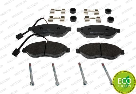 Brake pads front, Top Quality FVR1923 - image 2