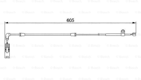 Warning Contact, brake pad wear 1987474943 - image 5