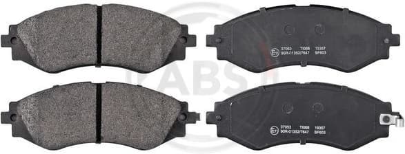 Brake Pad Set, disc brake 37053