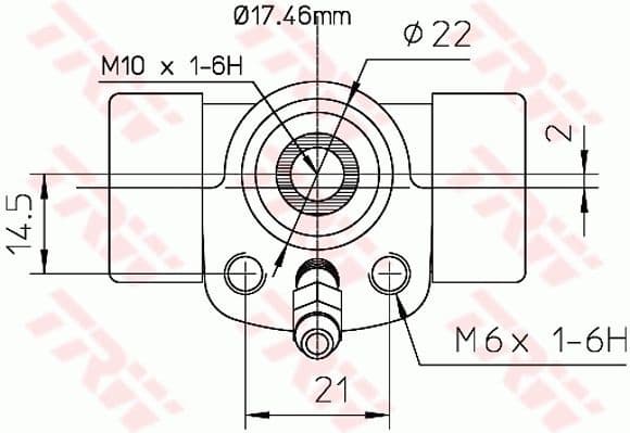 Wheel Brake Cylinder BWC107 - image 2