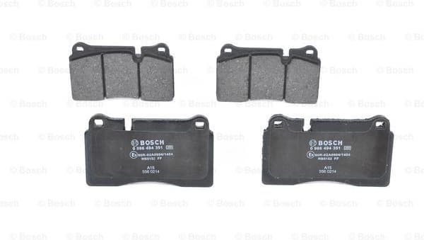 Brake Pad Set, disc brake 0986494351 - image 2