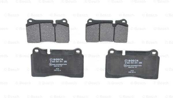 Brake Pad Set, disc brake 0986494351 - image 4