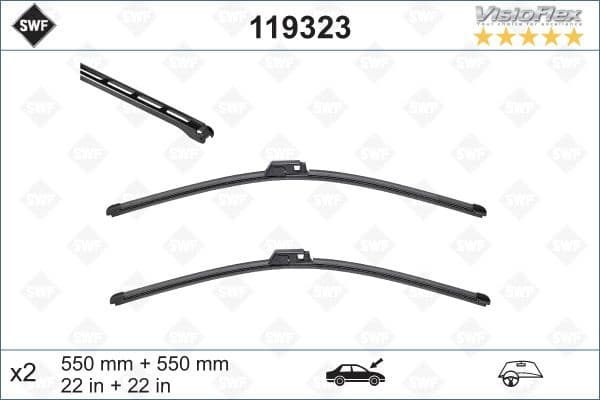 Wiper Blade DAS ORIGINAL SET 119323