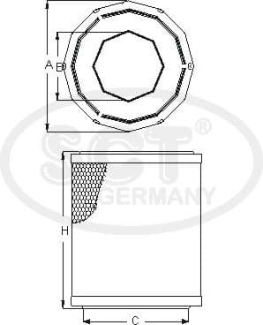 Filter air SB674 - image 4