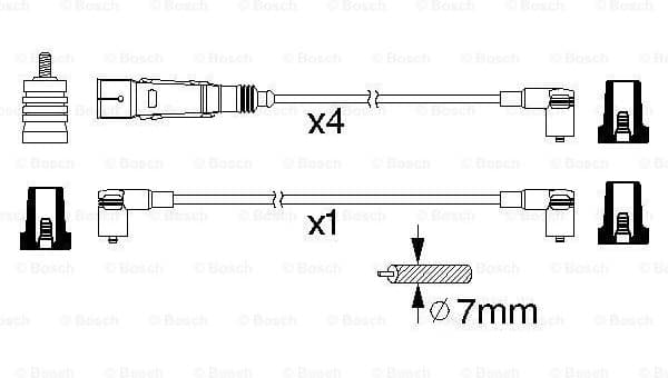 Ignition Cable Kit 0986356360 - image 5