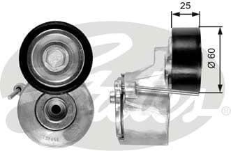 Belt Tensioner, V-ribbed belt DriveAlign™ T38458