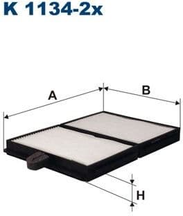 Filter, cabin air K1134-2X