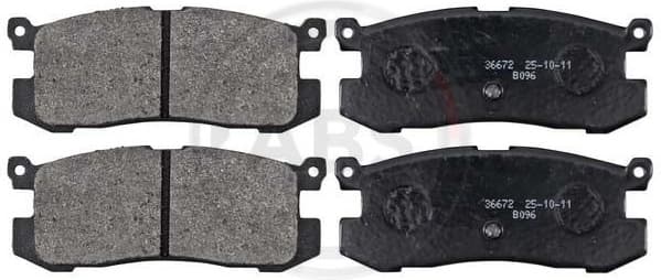 Brake Pad Set, disc brake 36672
