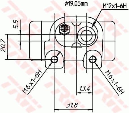 Wheel Brake Cylinder BWD307T - image 3