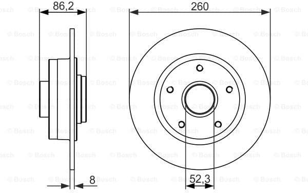 Brake Disc 0986479684 - image 2
