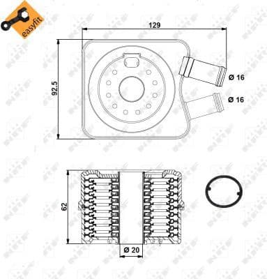 Oil cooler 31306 - image 4