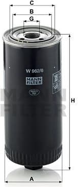 Oil Filter W962/6