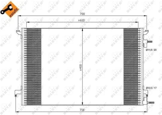 Condenser, air conditioning EASY FIT 35467 - image 4