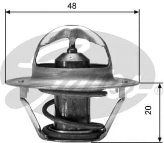 Thermostat, coolant TH00388G1