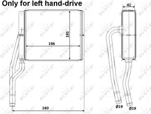 Heat Exchanger, interior heating 53206