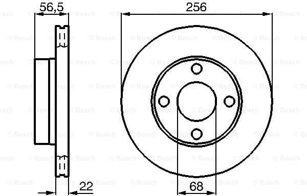 Brake Disc 0986478550