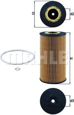 Filter oil OX358D