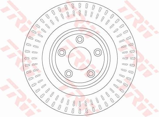 Brake disc, 1pcs REAR DF6295 - image 2