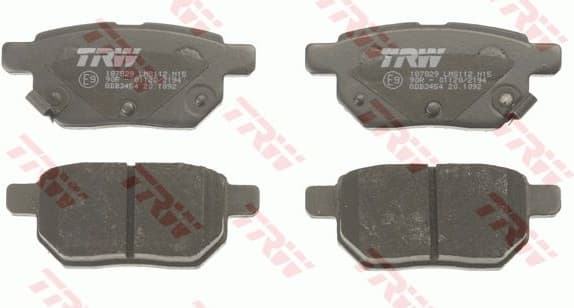 Brake Pad Set, disc brake COTEC GDB3454 - image 2