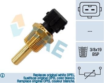 Sensor, coolant temperature 33350