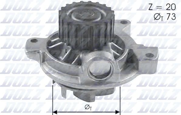 Water Pump, engine cooling A280