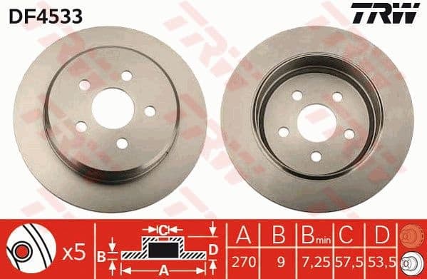 Brake Disc DF4533