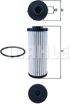 Filter automatic gearbox HX139D - image 2