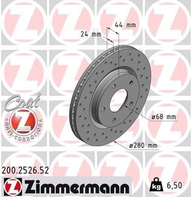 Brake Disc SPORT BRAKE DISC Z 200.2526.52