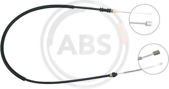 Cable Pull, parking brake K15617