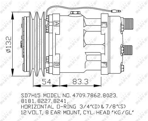 Compressor, air conditioning EASY FIT 32131